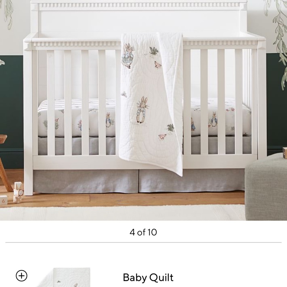 Pottery Barn Peter Rabbit bedding set